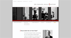 Desktop Screenshot of notar-wulf.de